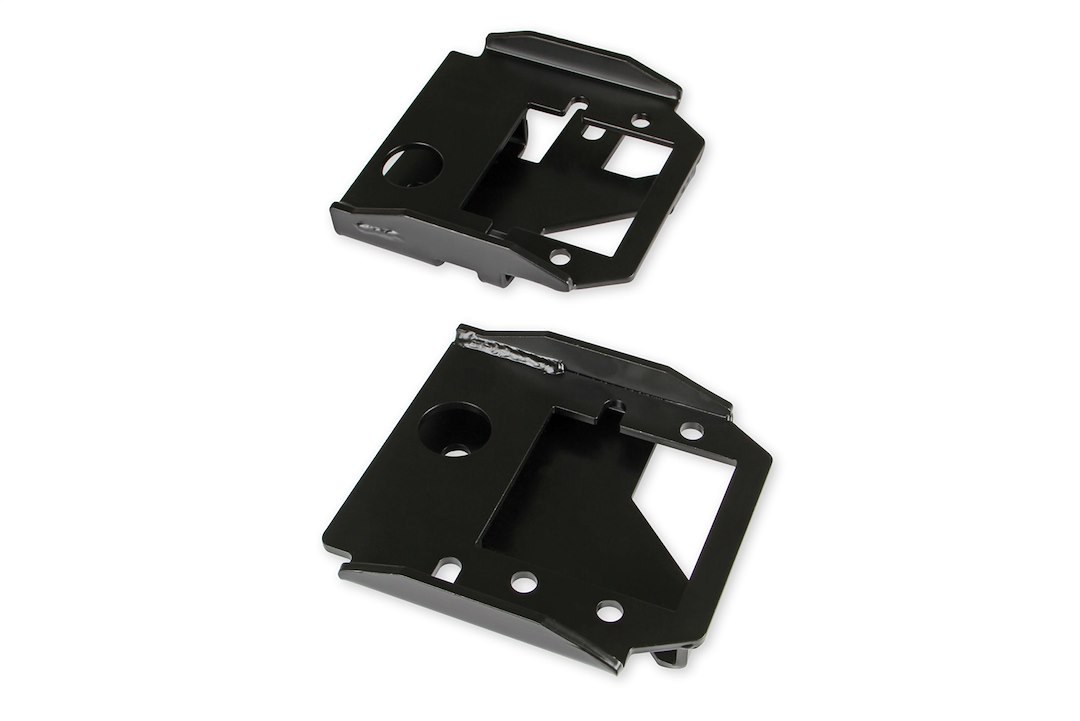 Hooker Motor Mount, Engine Swap, For Ford 1984-1995 Mustang Coyote Swap, Black Powder Coated, Steel, With Hardware – 71221025HKR