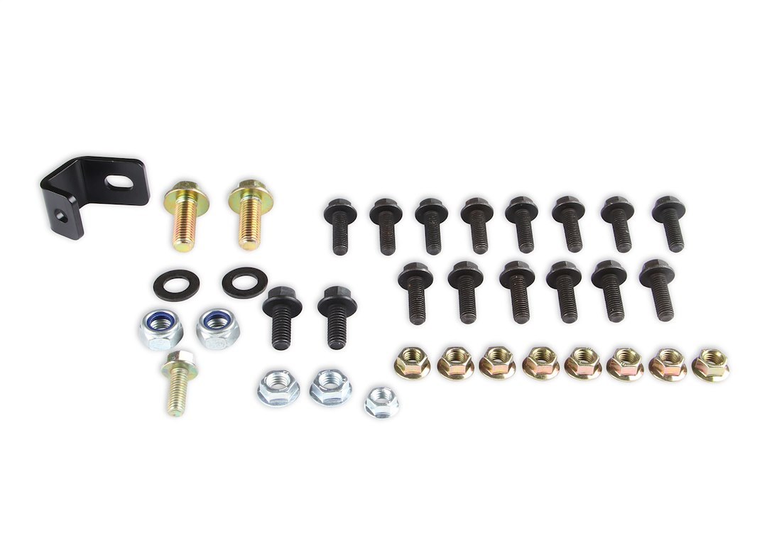 Hooker Motor Mount, Engine Swap, For Ford 1984-1995 Mustang Coyote Swap, Black Powder Coated, Steel, With Hardware – 71221025HKR