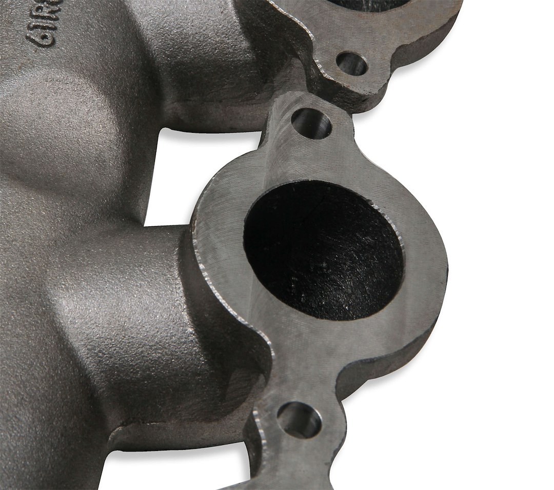 Hooker Exhaust Manifold, Engine Swap, For Use with Ls Series Engines, 2-1/2 Inch Outlet Diameters, Hi-Silicon-Moly Ductile Iron – 71223026HKR
