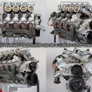 Hooker Exhaust Manifold, Natural Cast Iron, Gaskets Not Included, Mounting Hardware Not Included – 8501HKR