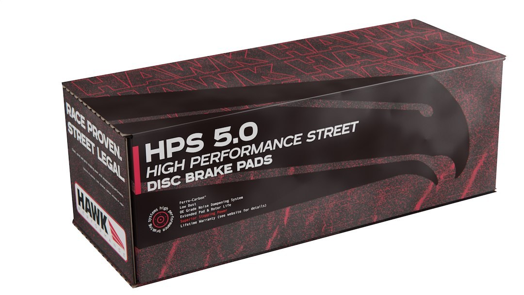 Hawk Brake Pad, Hps Series, Fmsi Number D2369, Ferro-Carbon, Set of 4 – HB925B.597