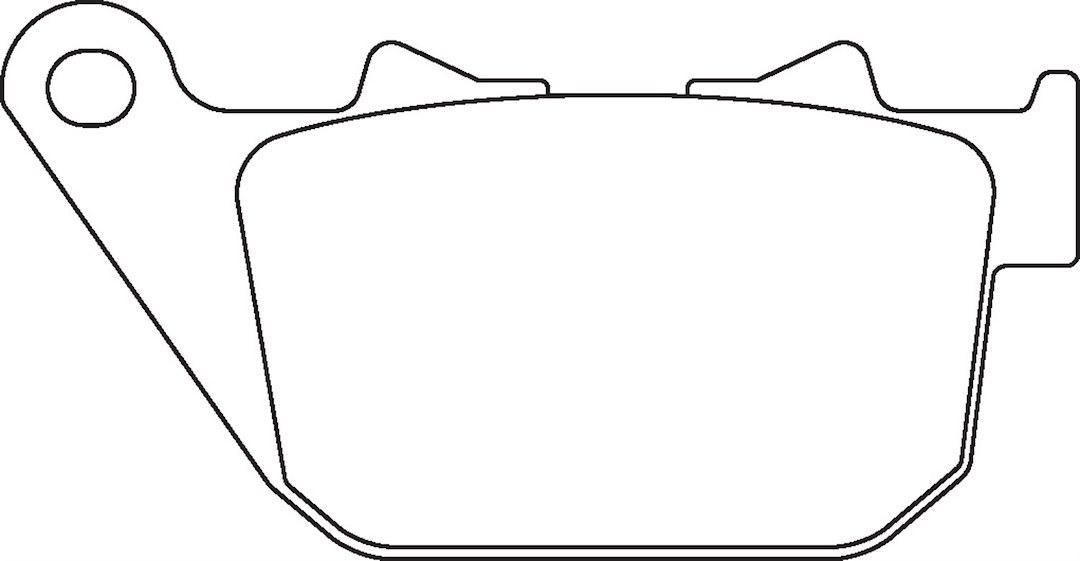 Hawk Brake Pad, V-Twin, Sintered Metallic, Set of 2 – HMC5014