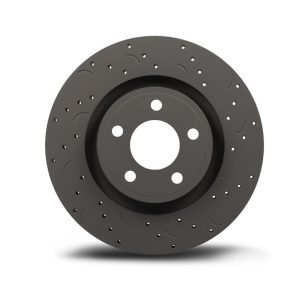 Hawk Brake Rotor, Talon, Slotted and Cross Drilled, 12.6 Inch Diameter X 2.15 Inch Height, Set of 2 – HTC4231