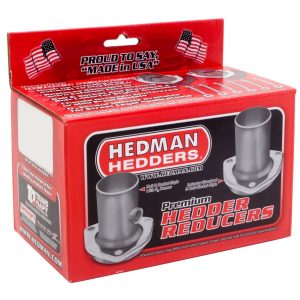 Hedman Exhaust Header Reducer, 3-BOLT Flange Style, 3 Inch Collector Diameter, 2-1/2 Inch Exhaust Pipe Diameter, Mild Steel – 21103