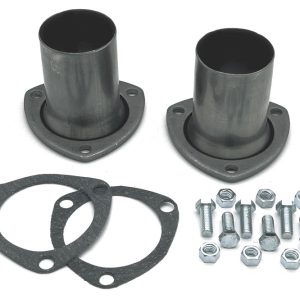 Hedman Exhaust Header Reducer, 3-BOLT Flange Style, 3-1/2 Inch Collector Diameter, 2-1/2 Inch Exhaust Pipe Diameter, Mild Steel – 21104