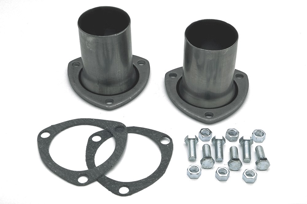 Hedman Exhaust Header Reducer, 3-BOLT Flange Style, 3 Inch Collector Diameter, 3 Inch Exhaust Pipe Diameter, Mild Steel – 21118