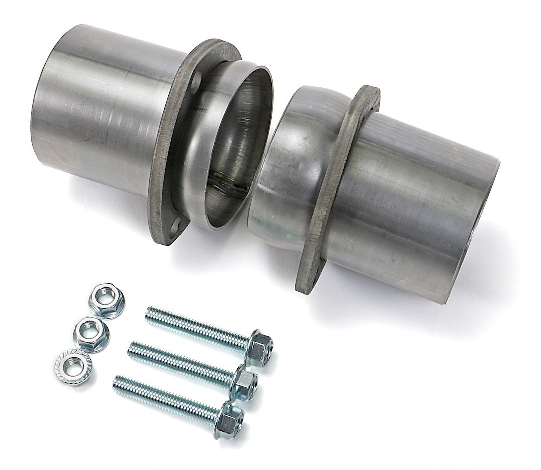 Hedman Exhaust Header Reducer, Ball and Socket Style, 3 Inch Collector Diameter, 2-1/2 Inch Pipe Diameter, Mild Steel – 21152