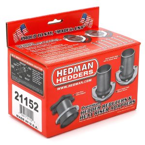 Hedman Exhaust Header Reducer, Ball and Socket Style, 3 Inch Collector Diameter, 2-1/2 Inch Pipe Diameter, Mild Steel – 21152