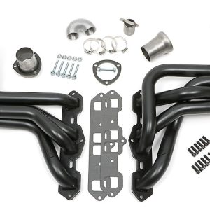 Hedman Exhaust Header, Chassis Exit, 1-3/4 Inch Diameter Primary Tubes, 3 Inch Collectors, Natural Steel – 58070