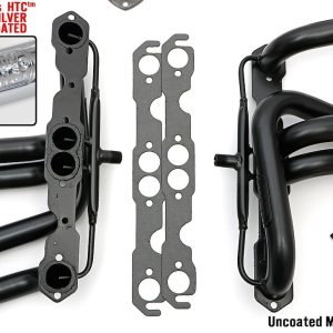 Hedman Exhaust Header, Chassis Exit, 1-5/8 Inch Diameter Primary Tubes, 3 Inch Diameter Collectors, Htc Coated Silver Steel – 66091