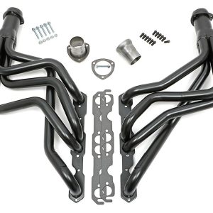 Hedman Exhaust Header, Chassis Exit, 1-5/8 Inch Diameter Primary Tubes, 3 Inch Collectors, Natural Steel, For Off-Road Use Only – 68270
