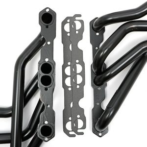 Hedman Exhaust Header, Chassis Exit, 1-5/8 Inch Diameter Primary Tubes, 3 Inch Collectors, Natural Steel, For Off-Road Use Only – 68270