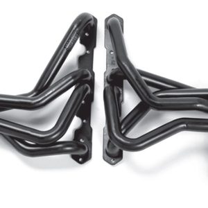 Hedman Exhaust Header, Chassis Exit, 1-1/2 Inch Diameter Primary Tubes, 3 Inch Collectors, Natural Steel – 68317