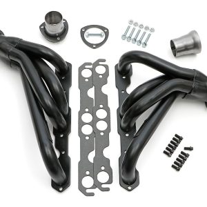 Hedman Exhaust Header, Shortie Style Chassis Exit, 1-5/8 Inch Diameter Primary Tubes, 3 Inch Collectors, Natural Steel, For Off-Road Use Only – 68470