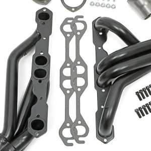 Hedman Exhaust Header, For Use with Chevy V8 Small Block, Mid Length Chassis Exit, 1-5/8 Inch Diameter Primary Tubes – 69010