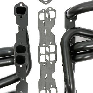 Hedman Exhaust Header, Chassis Exit, 1-3/4 Inch Diameter Primary Tubes, 3 Inch Diameter Collectors, Natural Steel, For Off-Road Use Only – 69080