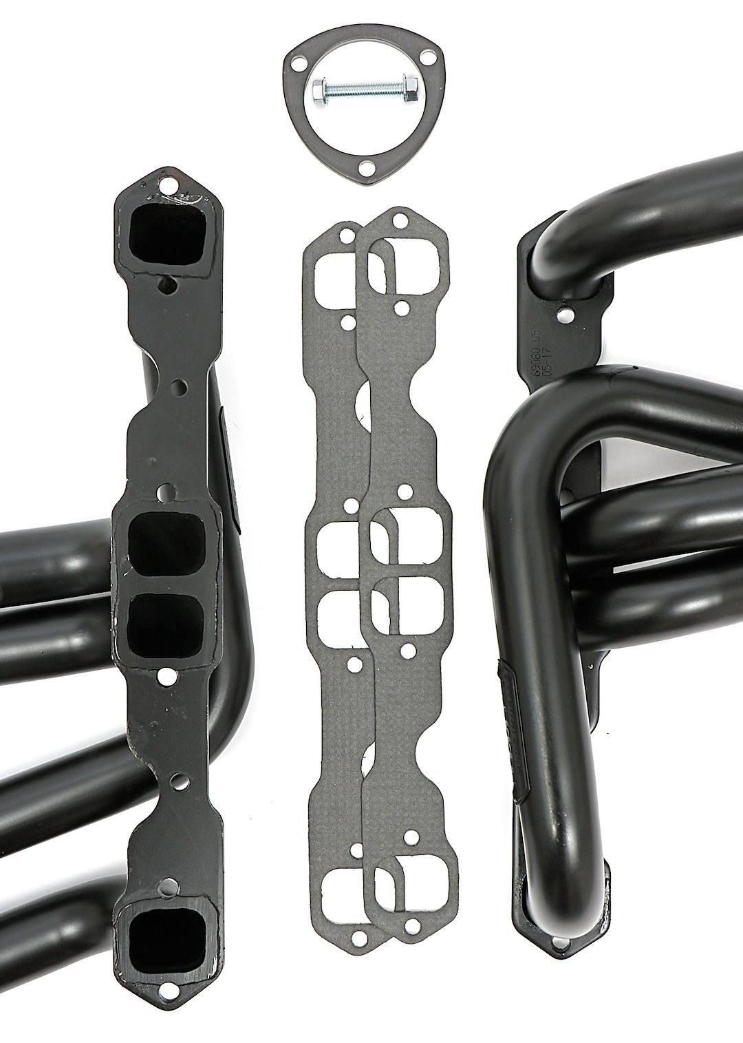 Hedman Exhaust Header, Chassis Exit, 1-3/4 Inch Diameter Primary Tubes, 3 Inch Diameter Collectors, Natural Steel, For Off-Road Use Only – 69080