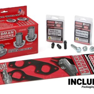 Hedman Exhaust Header, Chassis Exit, 1-1/2 Inch Diameter Primary Tubes, 3 Inch Diameter Collectors, Natural Steel – 89270