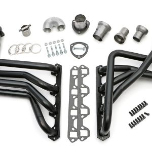 Hedman Exhaust Header, Chassis Exit, 1-1/2 Inch Diameter Primary Tubes, 3 Inch Diameter Collectors, Natural Steel – 89350