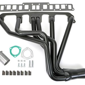 Hedman Exhaust Header, Chassis Exit, 1-1/2 Inch Diameter 6 Into 1 Primary Tubes, 2-1/2 Inch Diameter Collectors, Natural Steel – 99610