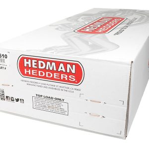 Hedman Exhaust Header, Chassis Exit, 1-1/2 Inch Diameter 6 Into 1 Primary Tubes, 2-1/2 Inch Diameter Collectors, Natural Steel – 99610