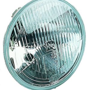 Hella Headlight Conversion Kit, Replaces 7 Inch Round, H6024, Lined Lens, H4 Bulb, Without Turn Signal, Single – 002395031