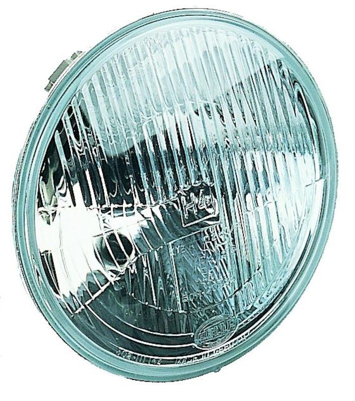 Hella Headlight Assembly, Bulb Not Included, Universal Standard Beam with Position Lamp, H4 Halogen Bulb (not Included), Clear Lens – 002395071
