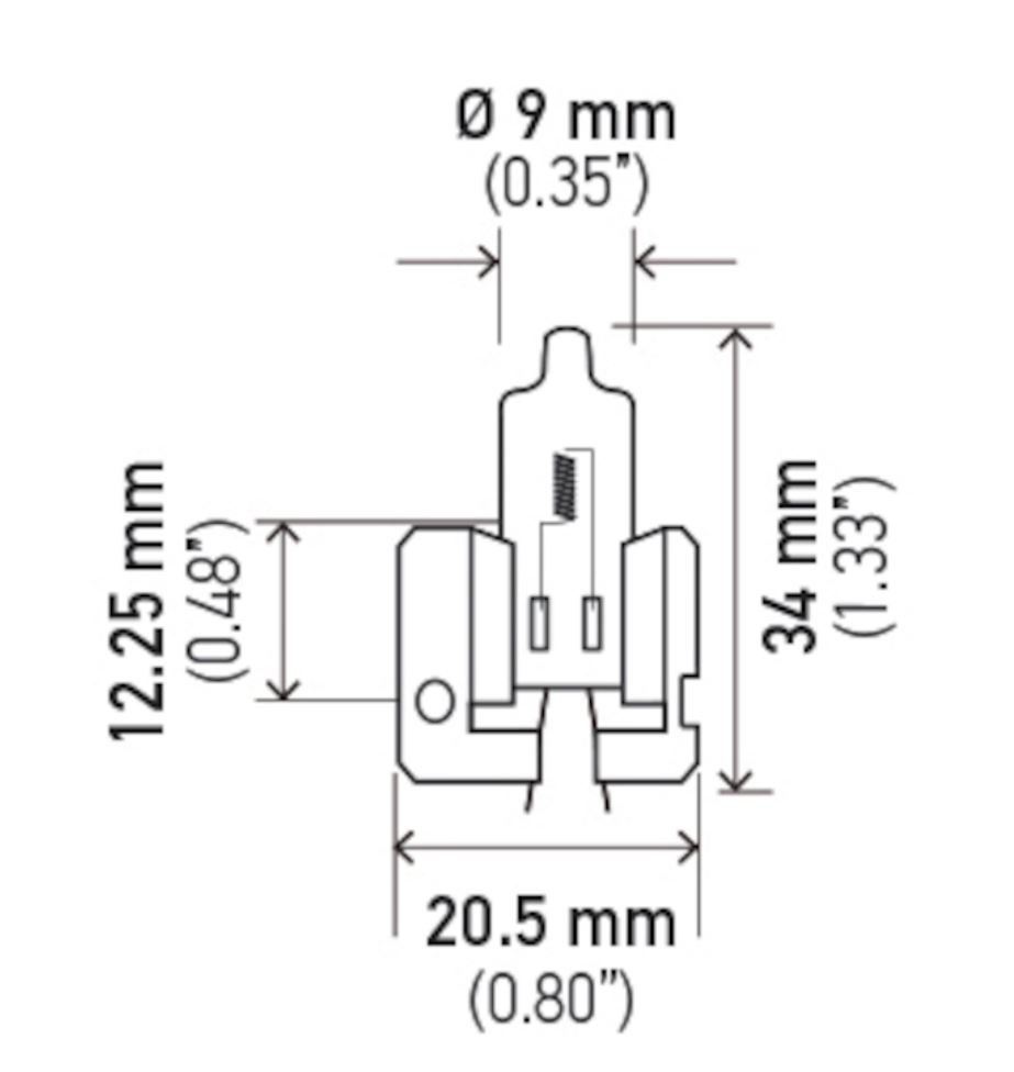 Hella Driving/ Fog Light Bulb, H2 Halogen, 55 Watt, Clear, 12 Volt, Single, Also Use New Number H2 – 002857122