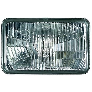 Hella Headlight Conversion Kit, Replaces Sealed Beam Head Light, 4 X 6 Inch Rectangular, Standard Lens, H1 Bulb, Without Turn Signal – 003177871
