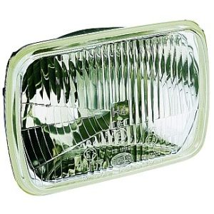 Hella Headlight Conversion Kit, Replaces Sealed Beam Head Light, 7 X 6 Inch Rectangular, Standard Lens, 9003/ HB2 Bulb – 003427291