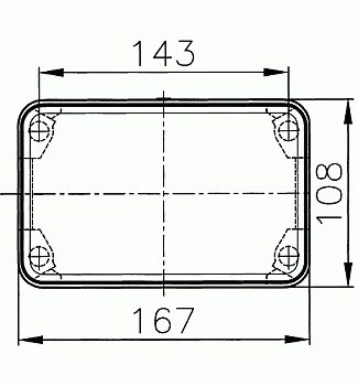 Hella Headlight Conversion Kit, Replaces Sealed Beam Head Light, 7 X 6 Inch Rectangular, Standard Lens, H4 Bulb, Without Turn Signal – 003427811