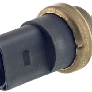 Hella Coolant Temperature Sensor, 12 Volt, 2 Pin Terminal, Push-IN Mount, Black, With Gasket/ Seal, Ntc Sensor – 009309331