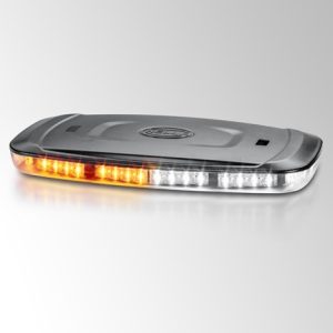 Hella Warning Light, 16 Inch Length, Mini Bar, Bolt-On Mount, LED, Clear Lens, 10 to 30 Volt, 70 Watt, Polycarbonate Housing – 014565411