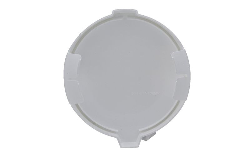 Hella Driving/ Fog Light Cover, Rallye 1000 Black Magic, 7.3 Inch Round, White with Black Sections, Plastic, With Hella Logo, Single – 130331001