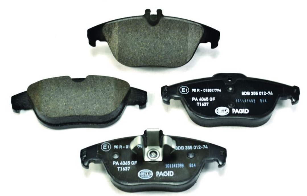 Hella Brake Pad, Pagid, Low-Metallic, Set of 2 – 355012741