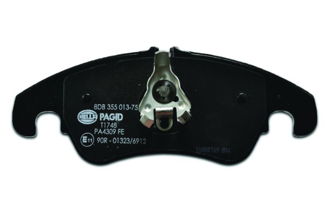 Hella Brake Pad, Pagid, Low-Metallic, Set of 2, With Mounting Hardware – 355013751
