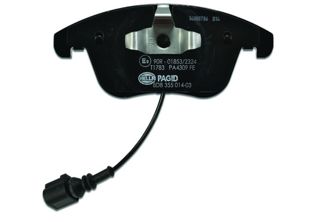Hella Brake Pad, Pagid, Low-Metallic, Set of 2 – 355014031