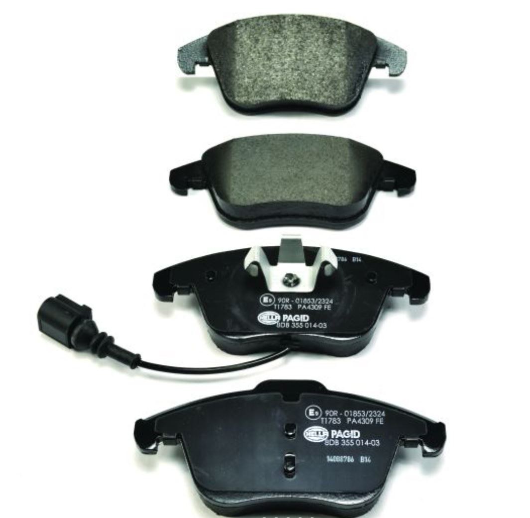 Hella Brake Pad, Pagid, Low-Metallic, Set of 2 – 355014031