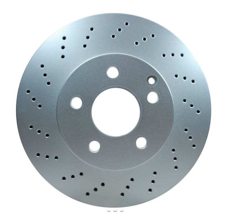 Hella Brake Rotor, Vented Cross Drilled, One Piece Design, Wheel Bolt Pattern 6 X 112 Millimeter – 355114392