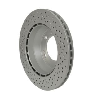 Hella Brake Rotor, Vented Drilled, One Piece Design, Wheel Bolt Pattern 9 X 130 Millimeter – 355121942