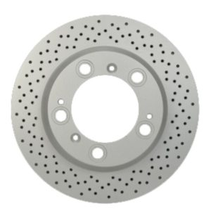 Hella Brake Rotor, Vented Drilled, One Piece Design, Wheel Bolt Pattern 9 X 130 Millimeter – 355121942