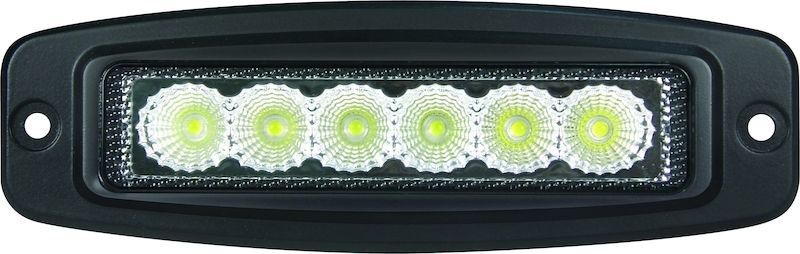 Hella Light Bar, Optilux ®, LED, 7.7 Inch Length X 2.4 Inch Height X 1.7 Inch Depth, 6 Clear Bulb, 18 Watt, Flood Beam, 1000 Lumens – 357203031
