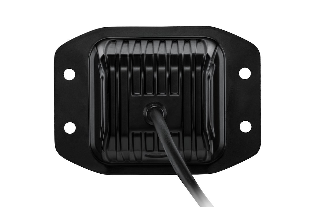 Hella Driving/ Fog Light, Black Magic ®, LED Bulb, 4 LED Bulbs, 3.2 Inch Width X 3.3 Inch Height X 2.7 Inch Depth Rectangular – 358176831