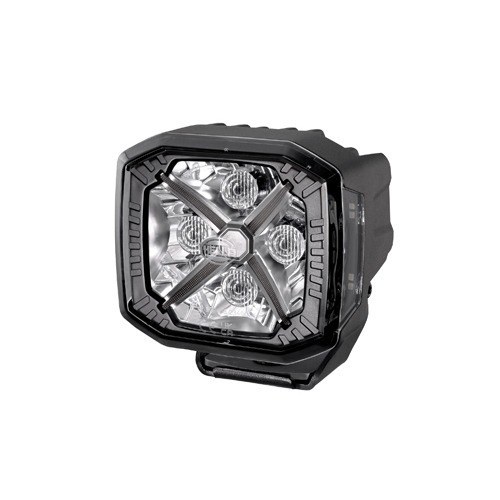 Hella Driving/ Fog Light, X-Treme Series, LED Bulb, 40 LED Bulbs, 4.25 Inch Cube, 60 Watt, 12 to 24 Volt DC, Spot Beam, 7100 Lumens – 358233811