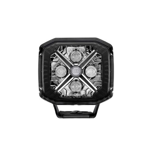 Hella Driving/ Fog Light, X-Treme Series, LED Bulb, 40 LED Bulbs, 4.25 Inch Cube, 60 Watt, 12 to 24 Volt DC, Spot Beam, 7100 Lumens – 358233811