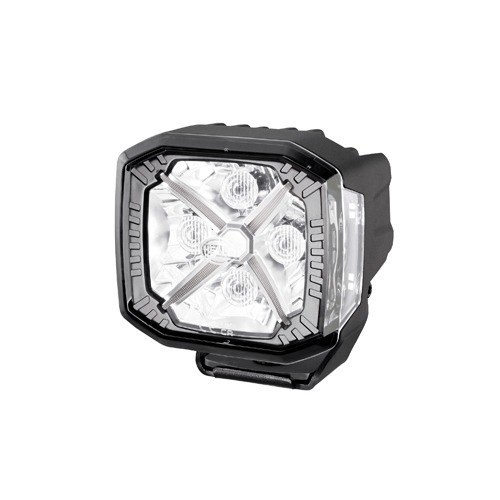 Hella Driving/ Fog Light, X-Treme Series, LED Bulb, 40 LED Bulbs, 4.25 Inch Cube, 60 Watt, 12 to 24 Volt DC, Spot Beam, 7100 Lumens – 358233811