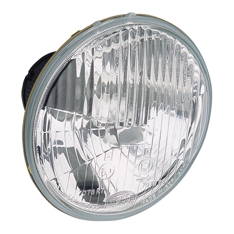 Hella Headlight Conversion Kit, Replaces Sealed Beam Head Light, 5.75 Inch Round, Standard Lens, H1 Bulb, Without Turn Signal – H11425011