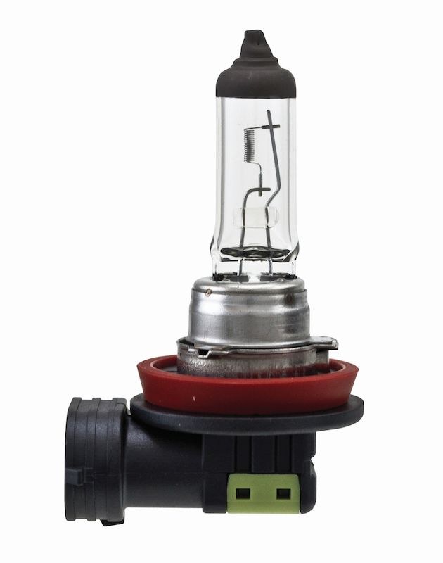Hella Headlight Bulb, Standard Series, H11, Halogen Bulb, 55 Watt, 12 Volt, 1350 Lumens, Single, Blister Pack, DOT/ Ece Approved – H11SB