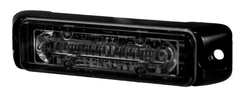 Hella Warning Light, MS4 Series, Rectangular, LED, Red/ Blue/ White, 5 Patterns, One Lighthead – H22899001