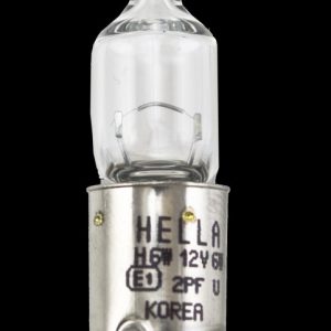 Hella Parking Light Bulb, H6W Halogen, Clear Bulb, Single – H6W